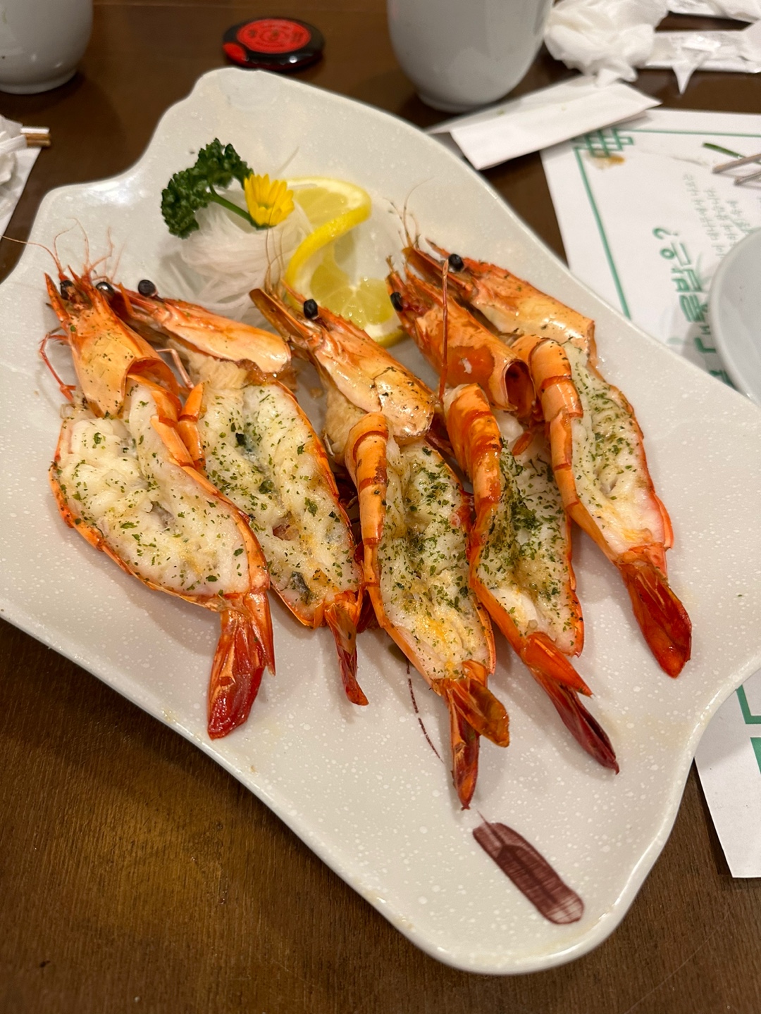 서초 대나무골 한정식 새우