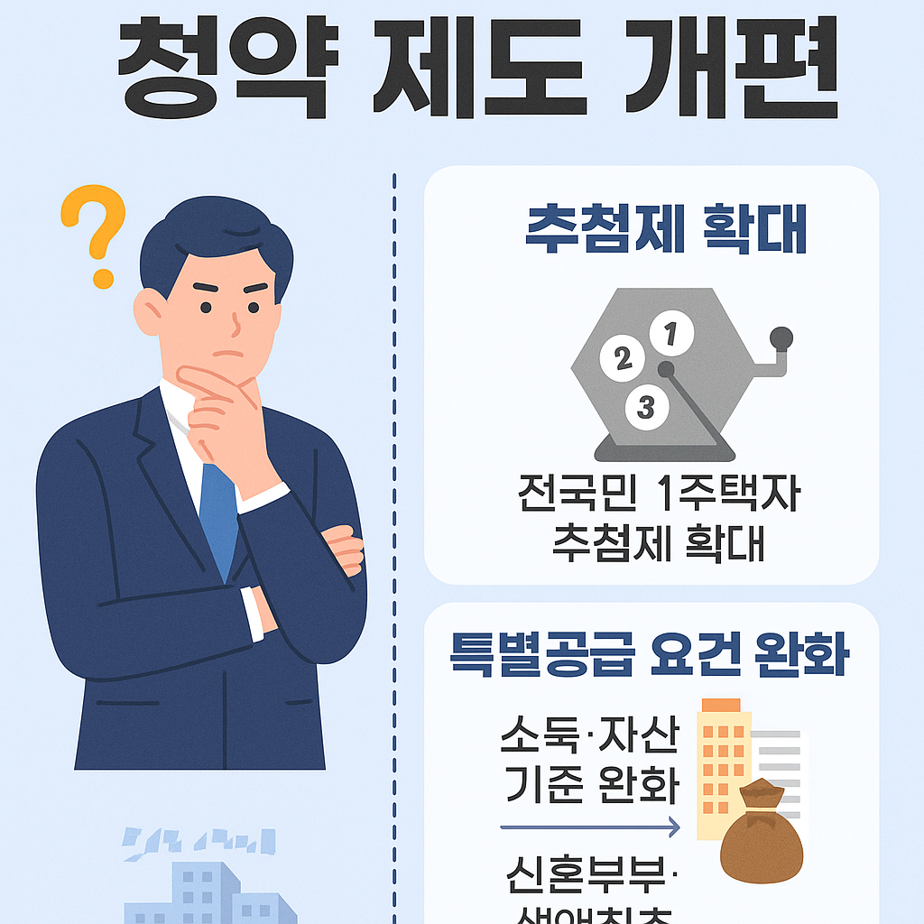 청약 제도 개편안 상세 분석 — 당첨 확률 변화와 대응 전략 📑