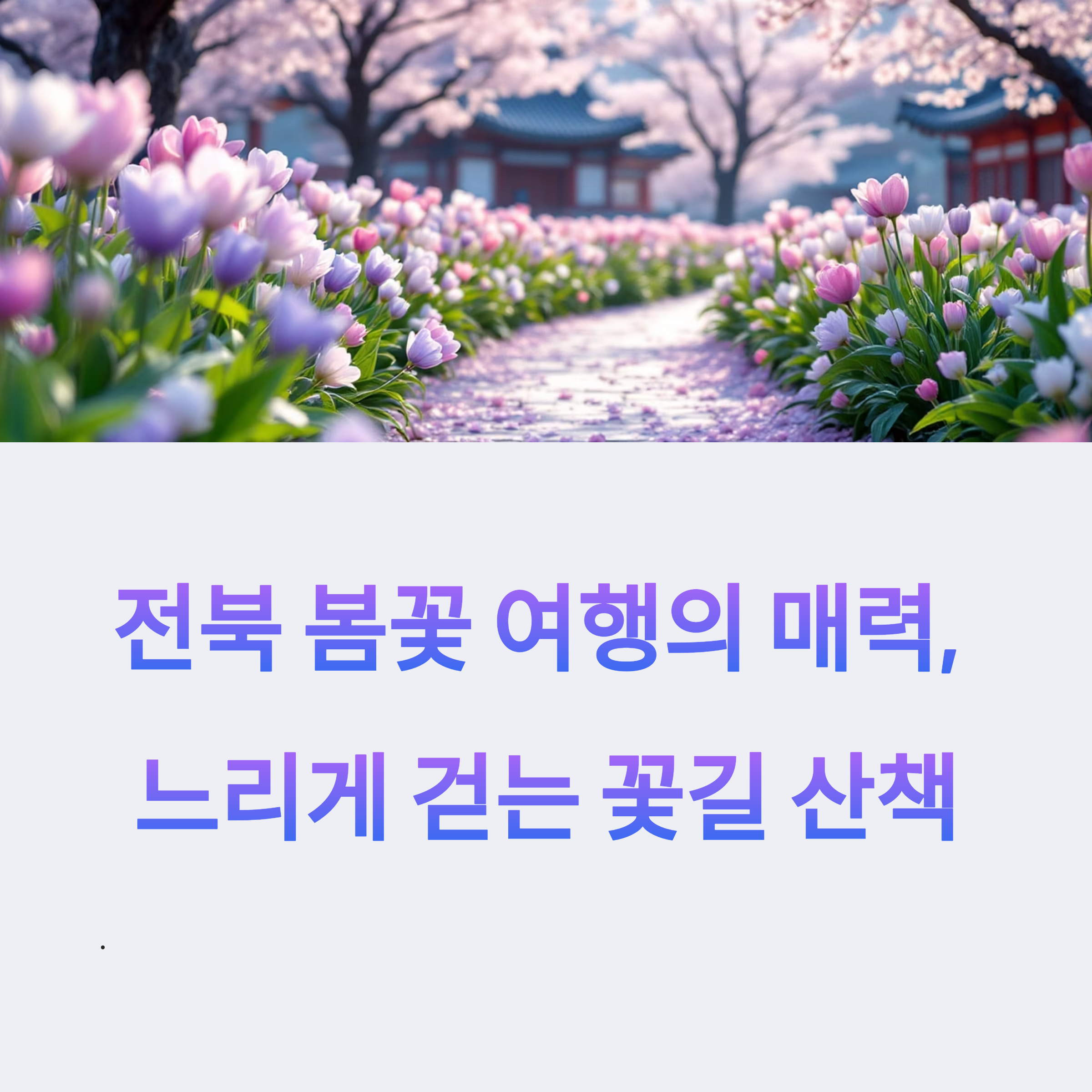 전북 봄꽃구경 명소 5선