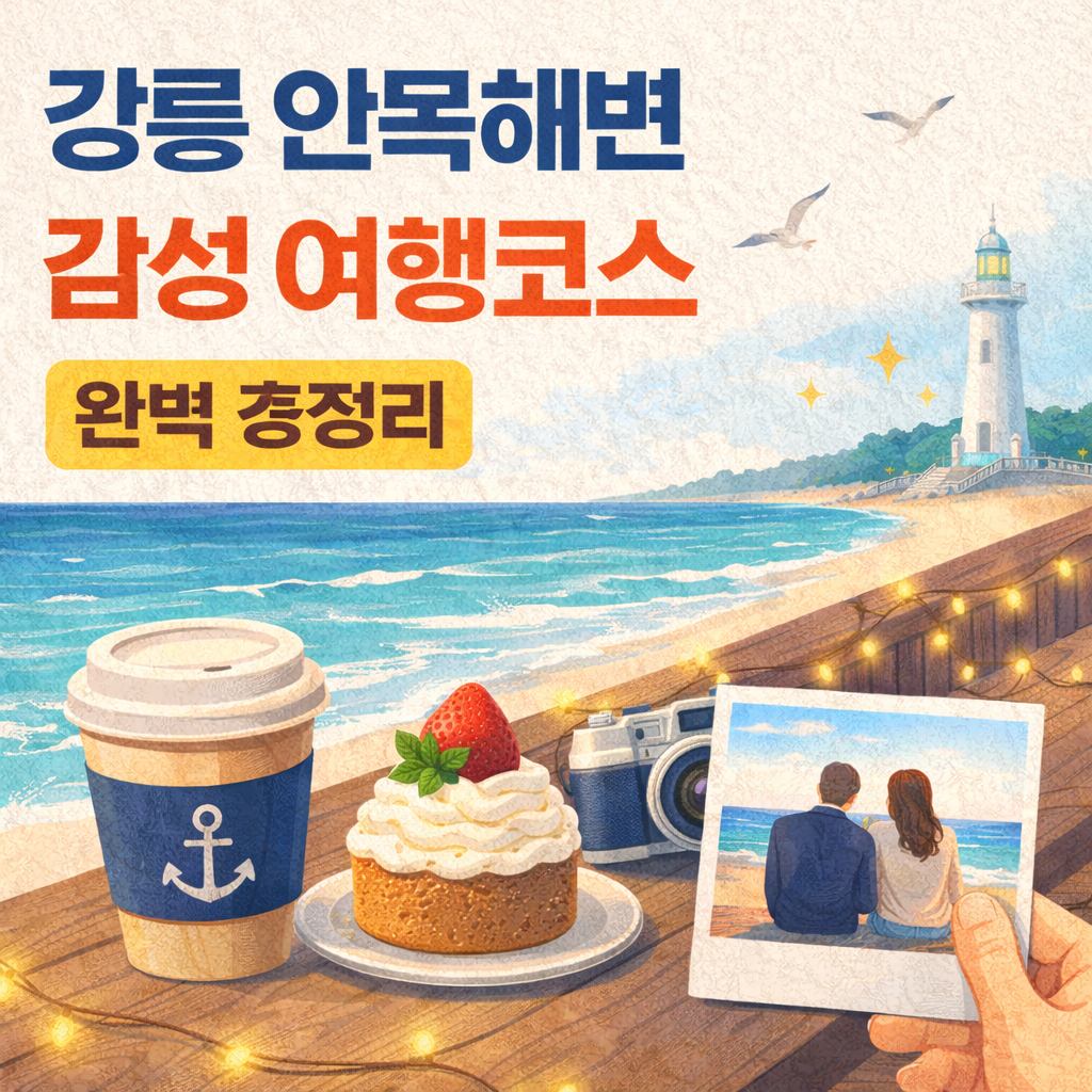 강릉 안목해변 드라이브코스 확인하러 가기