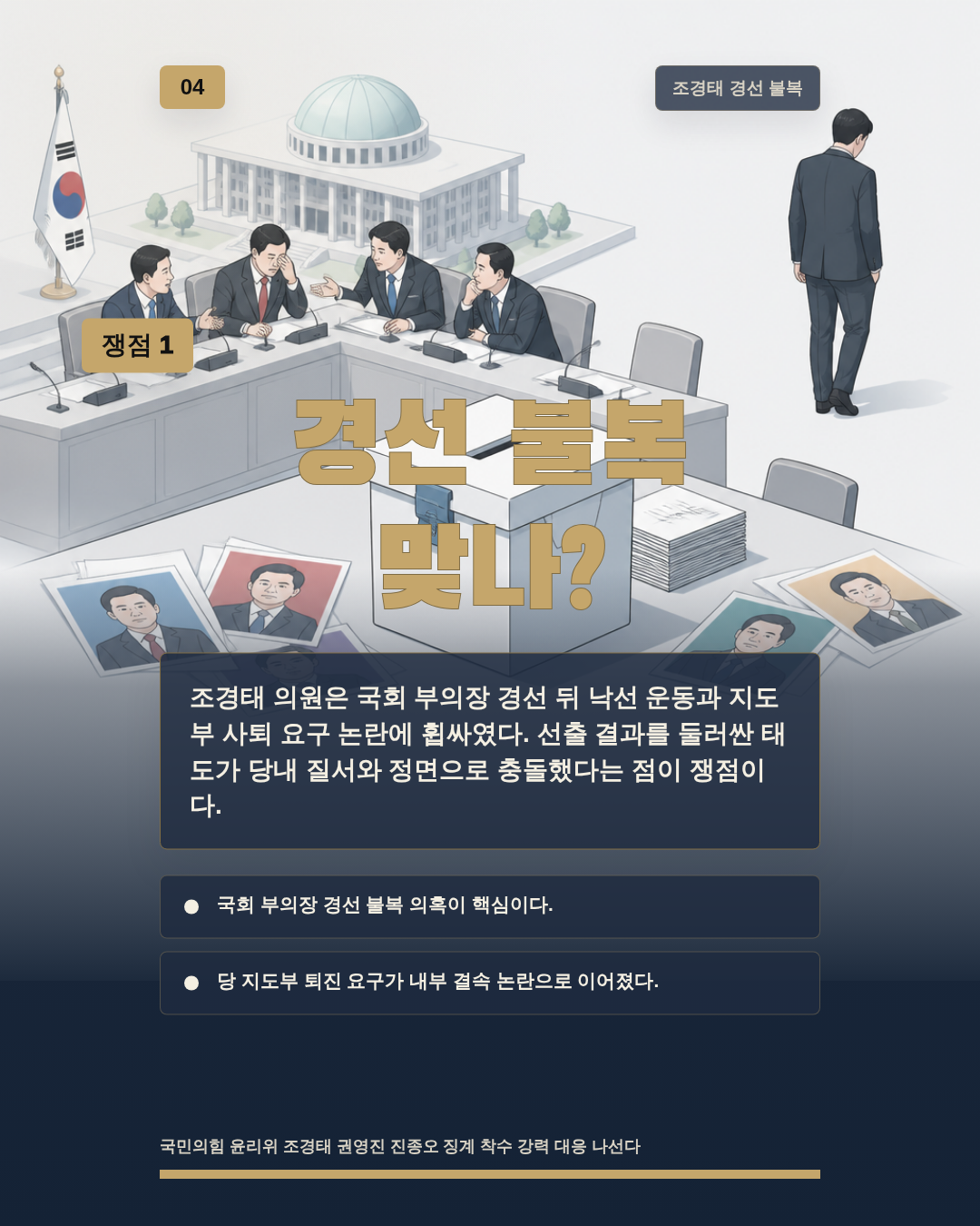 경선 불복 맞나?