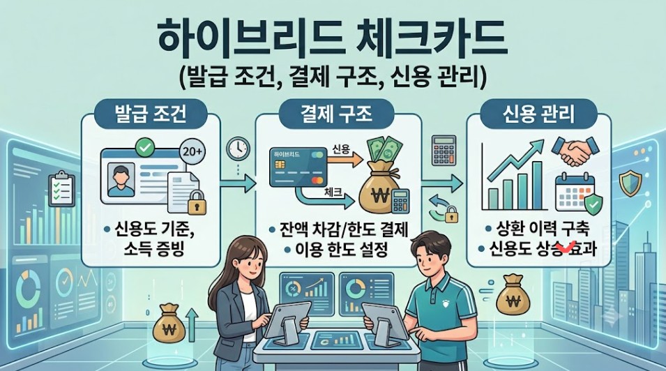 하이브리드 체크카드 사진