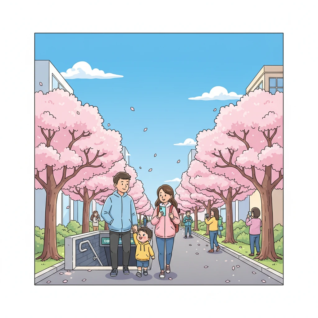 마포구 벚꽃 개화 예상일과 명소별 특..