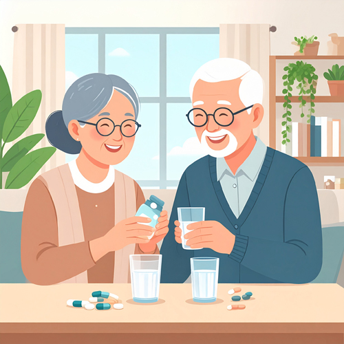 복용 편의성 및 알레르기 여부 확인