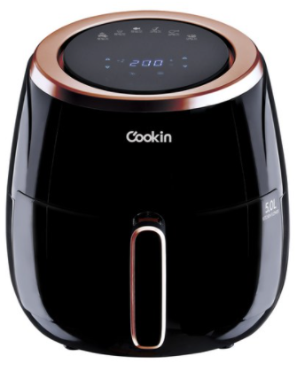 키친플라워 쿠킨 대용량 디지털 에어프라이어 5.0L