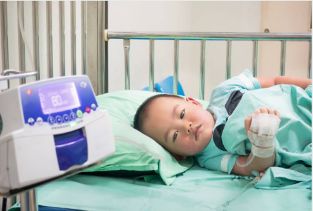 고열로 인한 입원