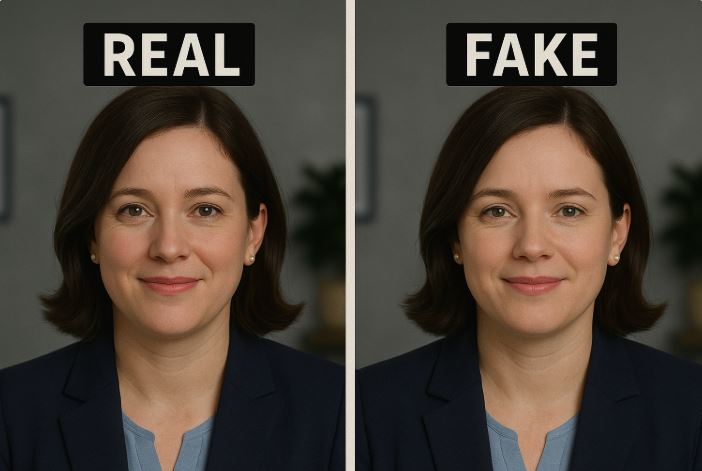 ai가짜영상 vs 진짜영상 차이