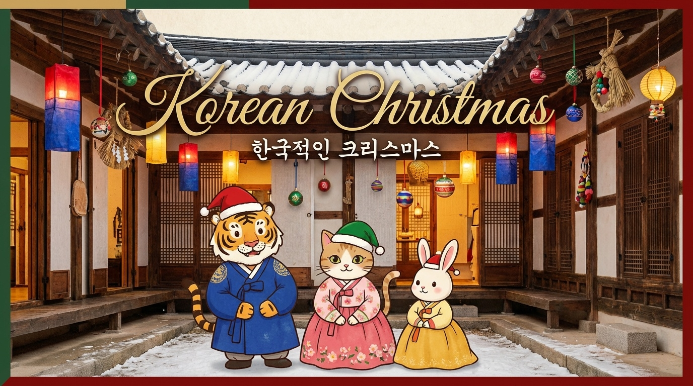 한복 입은 캐릭터들