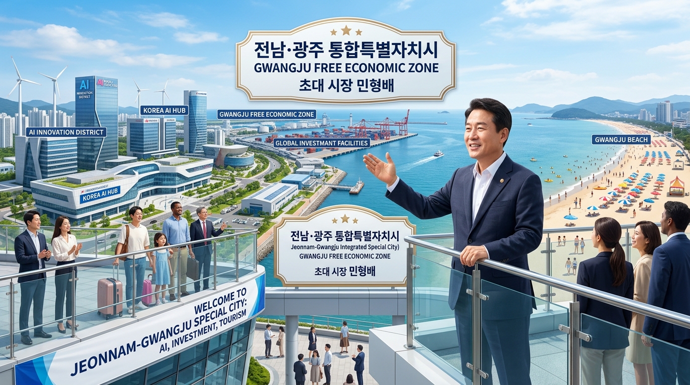 전라권 통합특별시 7월 출범 확정, 320만 인구 메가시티 탄생의 의미