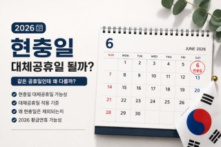 현충일 대체공휴일