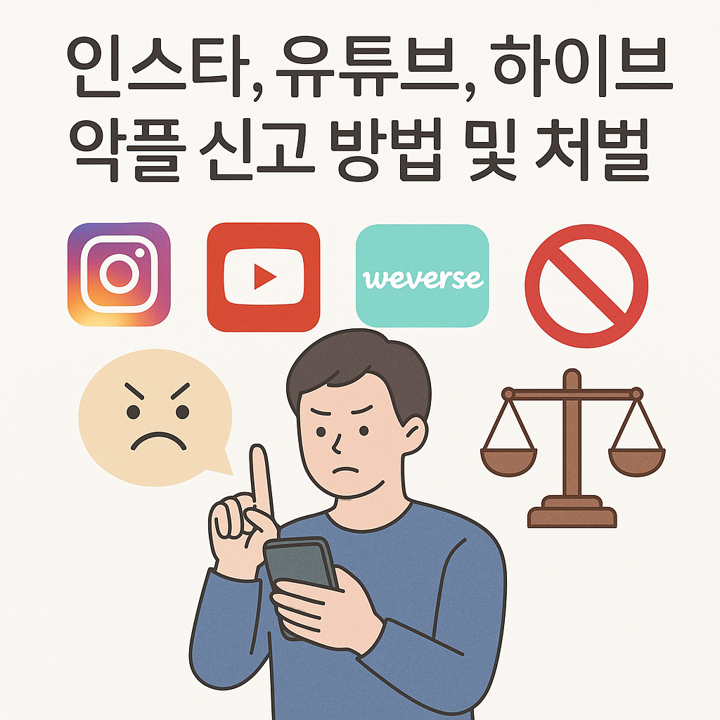 악플신고 방법에 대한 썸네일 이미지
