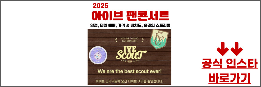 아이브 콘서트