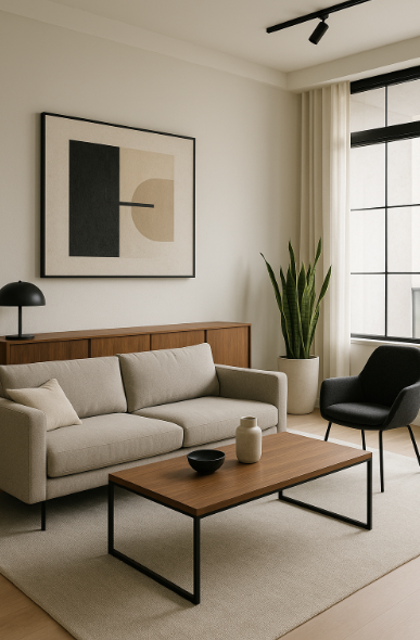 모던 인테리어 활용법