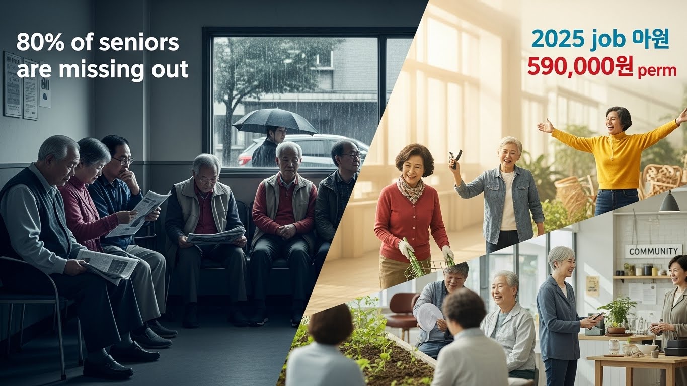 80%가 몰라 놓치는 2025 노인일자리