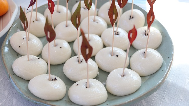 전라도 장날에 볼 수 있는 쑥절편