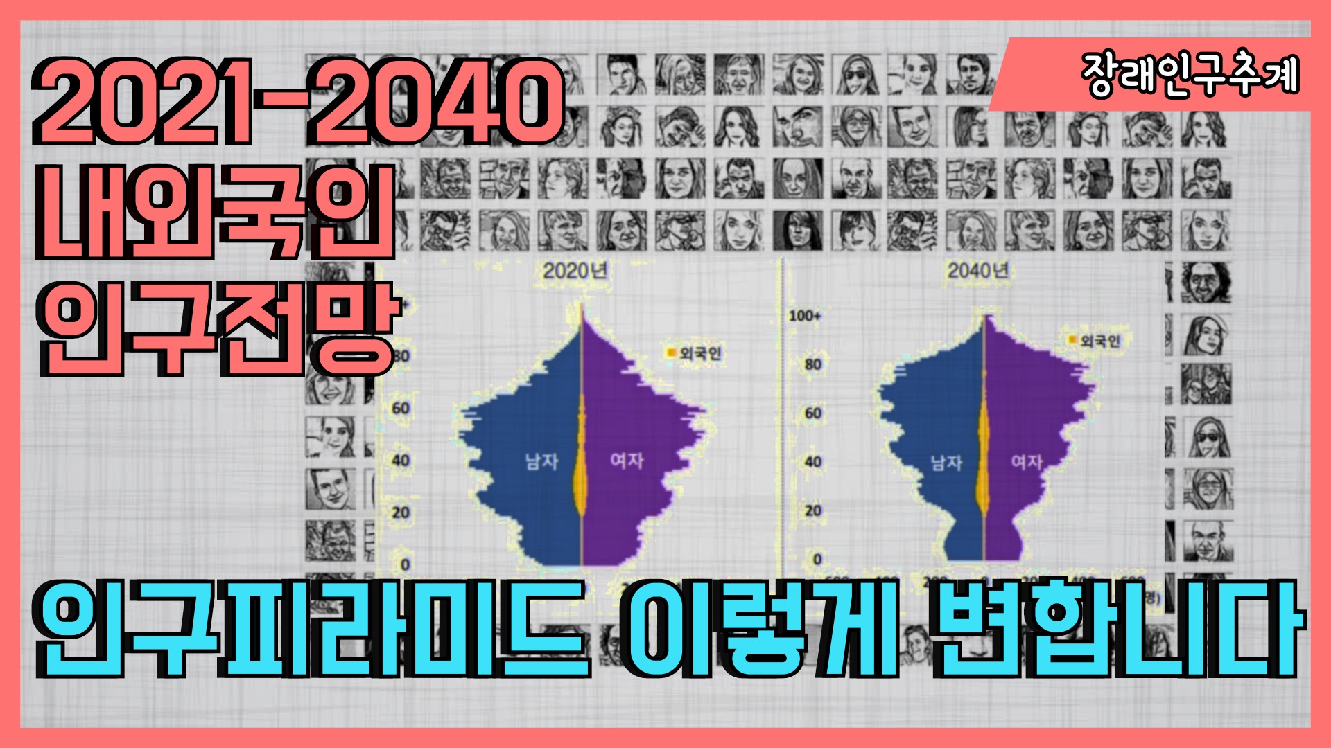 2021-2040 내외국인 인구전망