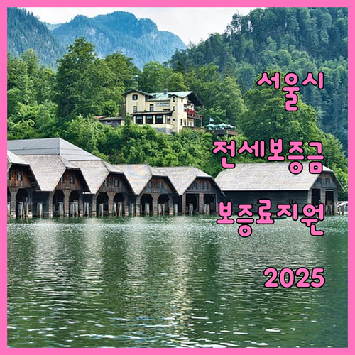 서울시 전세보증금 보증료 지원 202..