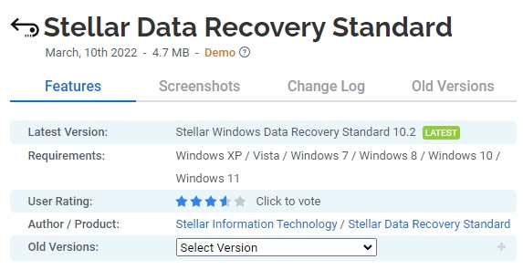 Stellar-Data-Recovery-Standard
