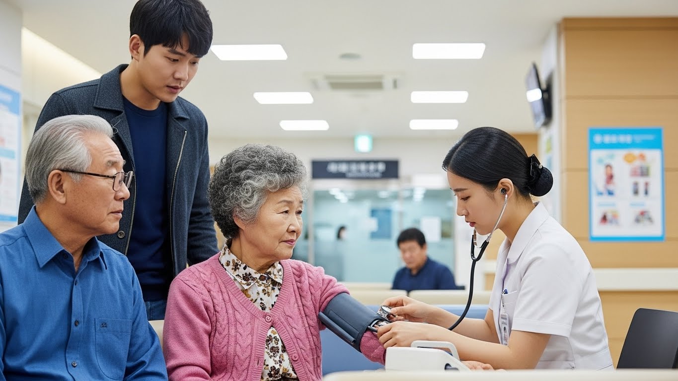 수축기 및 이완기 혈압 정상 범위를 나타내는 단계별 혈압 수치표