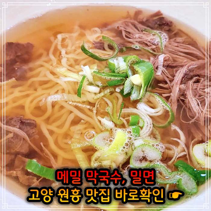 고양 삼송 원흥 맛집 메밀막국수, 밀면