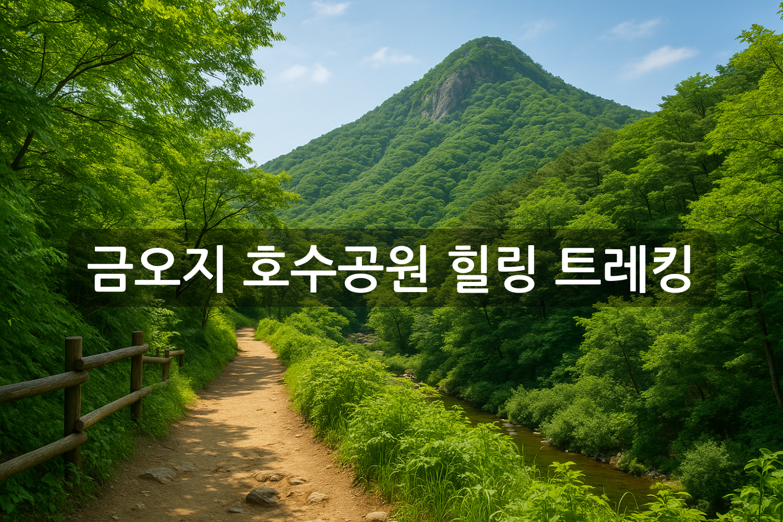 금오지 호수공원 힐링 트레킹