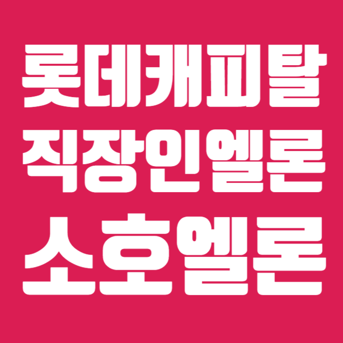 롯데캐피탈 엘론