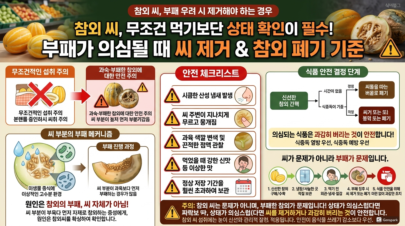 씨를 제거해야 하는 경우는 언제일까?