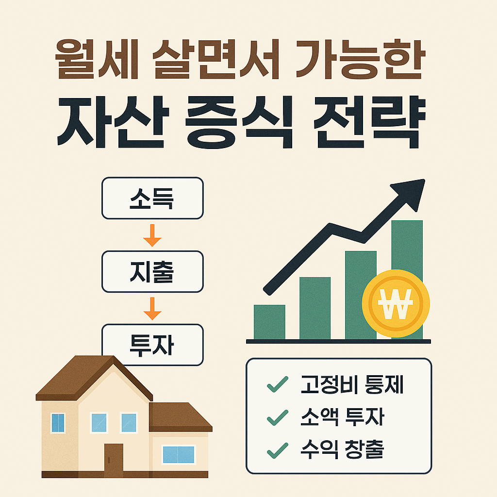 월세 살면서 가능한 자산 증식 전략