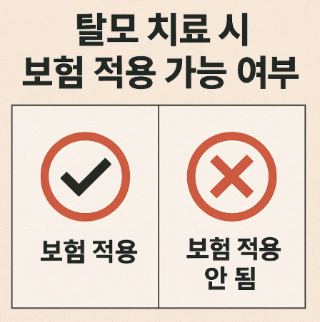 탈모 치료 시 보험 적용 가능 여부