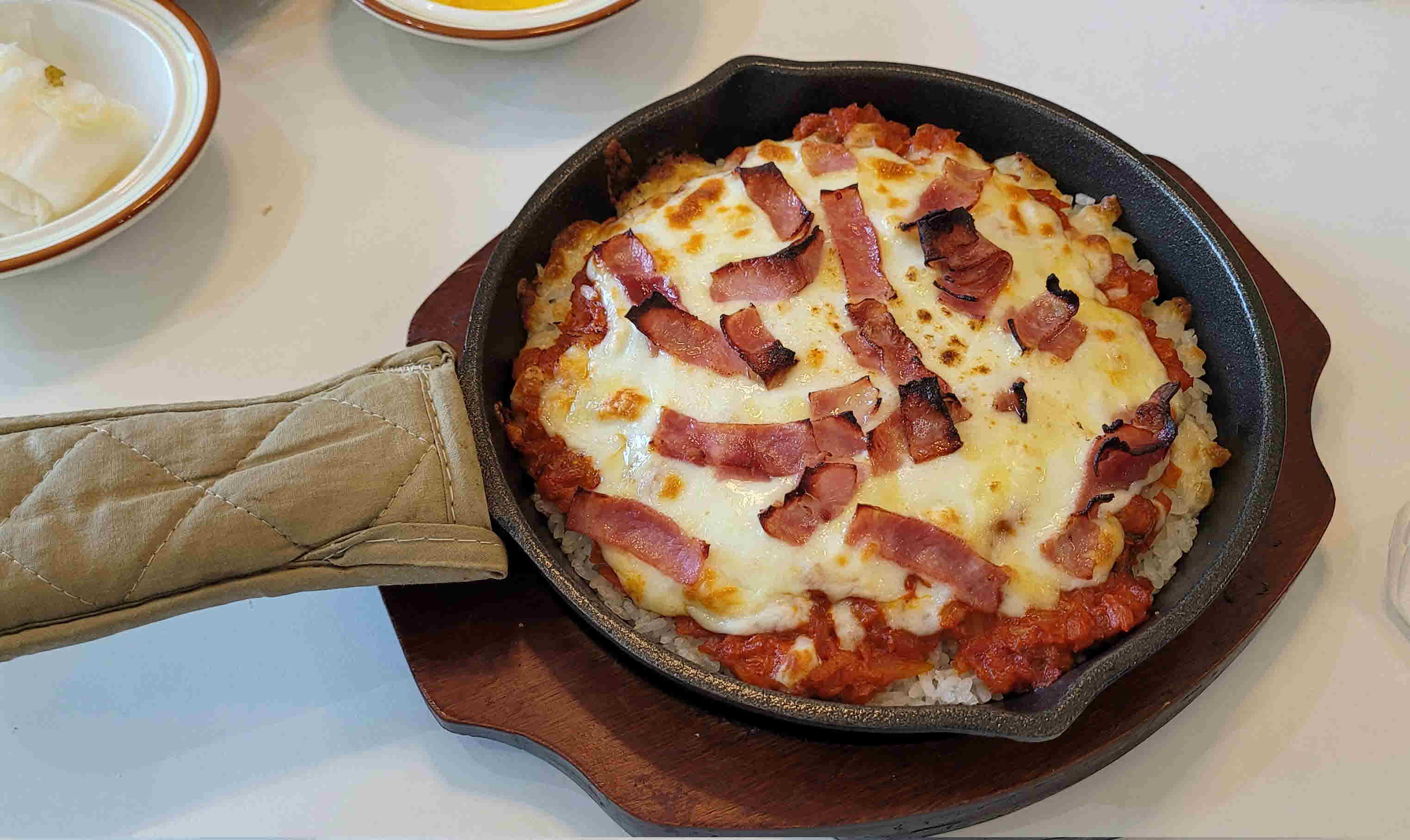 김치 베이컨 치즈밥