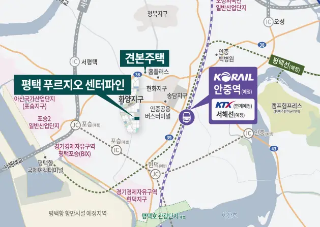 평택푸르지오센터파인-현장위치-이미지