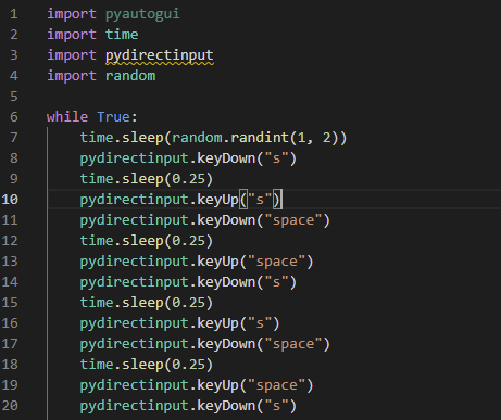 pydirectinput