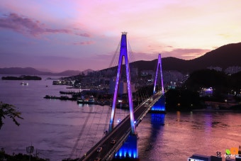 돌산대교 야경