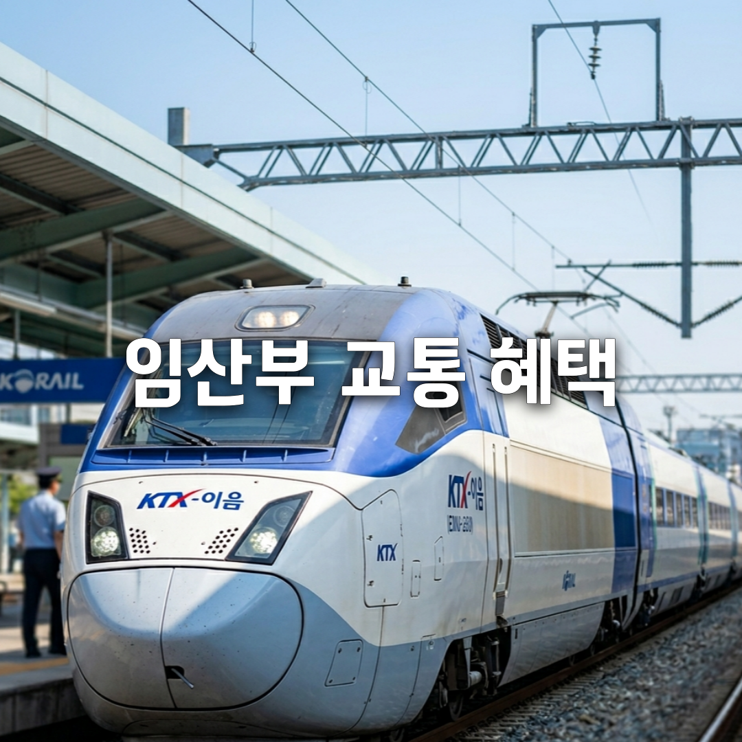 임산부라면 꼭 받으세요! KTX 할인부터 교통비 70만원 지원까지🚄