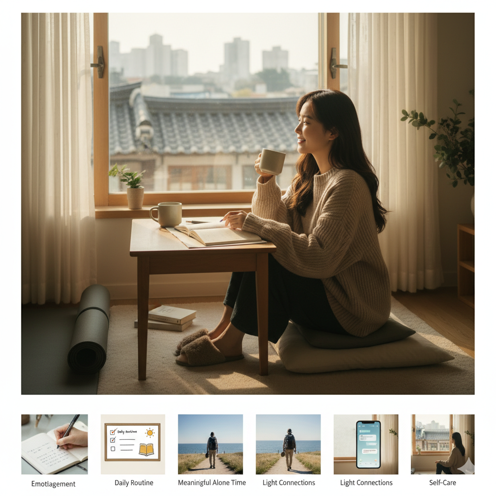 비혼자의 외로움, 어떻게 일상에서 다루는가? – 혼자의 시간을 돌보는 다섯 가지 루틴
