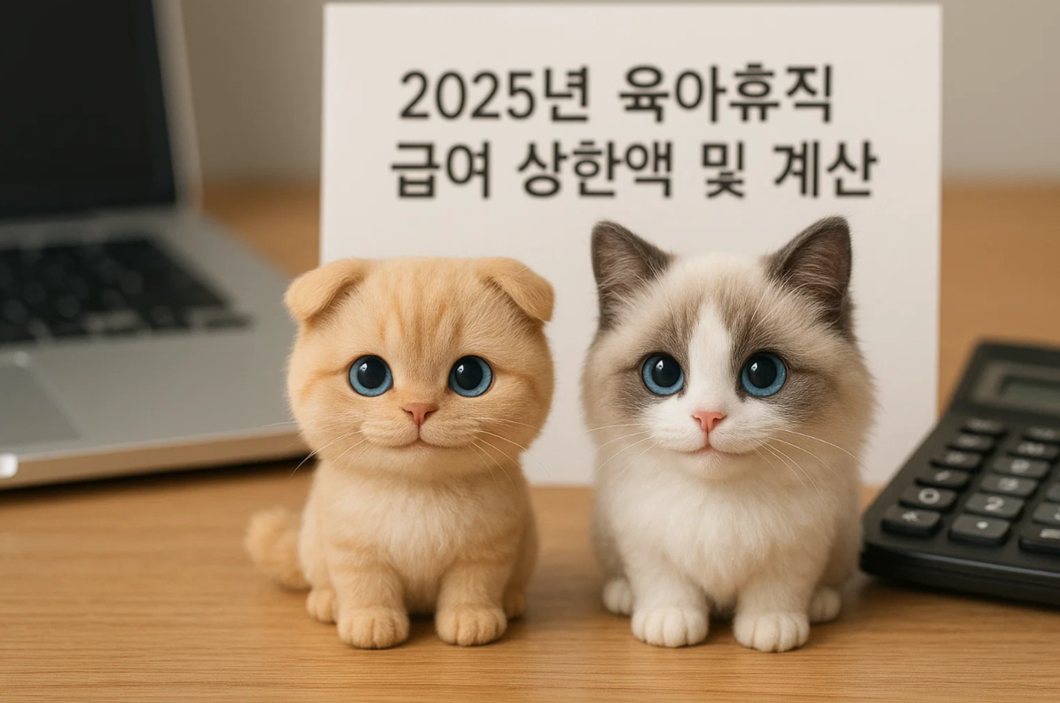2025년 육아휴직 급여 상한액 및 계산