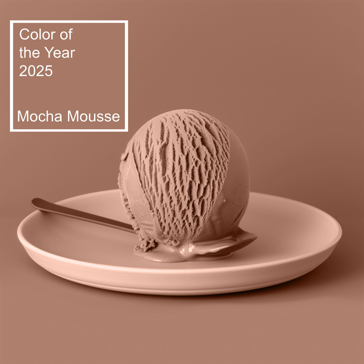 2025년 팬톤 컬러 모카무스