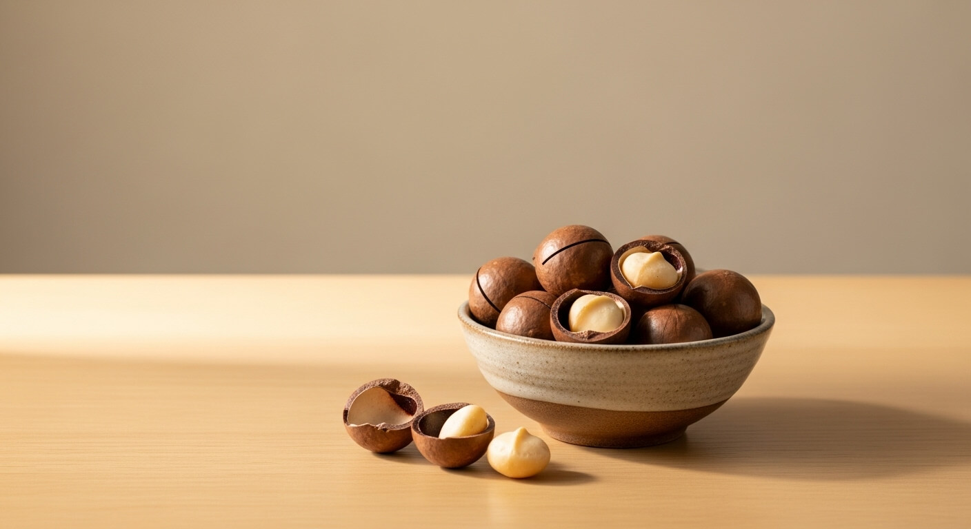 중장년에게 좋은 마카다미아 (혈관, 두뇌, 식이)