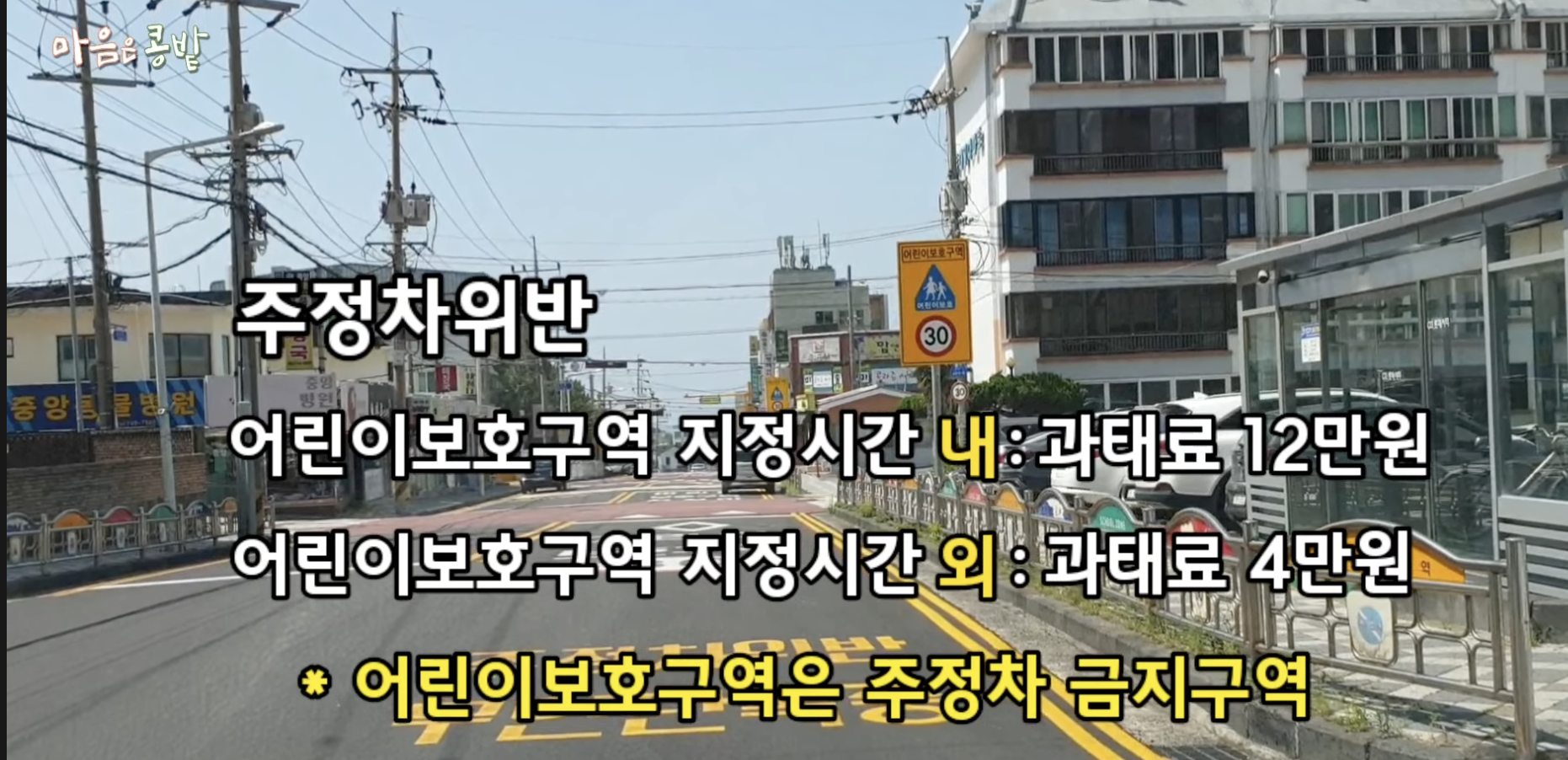 스쿨존 주정차 위반