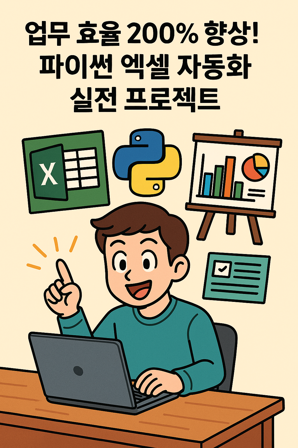 업무 효율 200% 향상! 파이썬 엑셀 자동화 실전 프로젝트