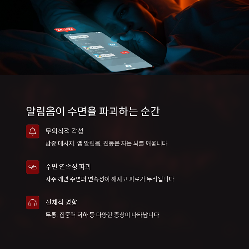수면을 방해하는 스마트폰, 당신의 숙면은 괜찮으신가요?