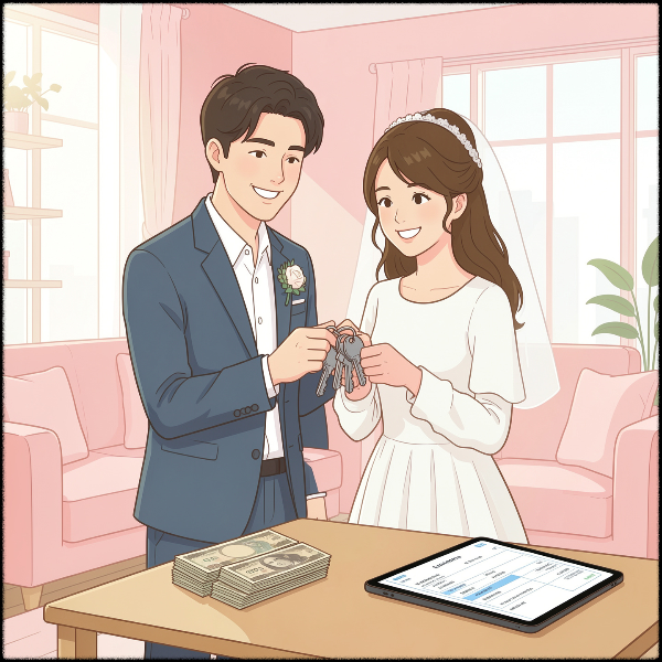 부산시 신혼부부 전세대금 대출이자 지원 이미지