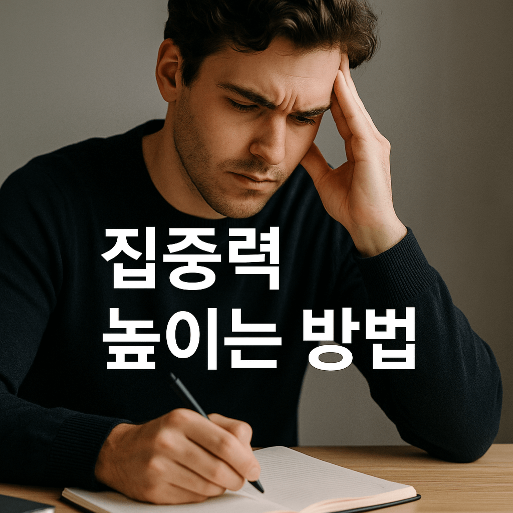 뇌과학이 말하는 집중력 높이는 방법, 당신이 놓치고 있는 1가지