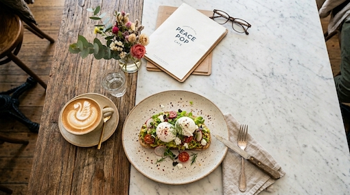 avocado open sandwich