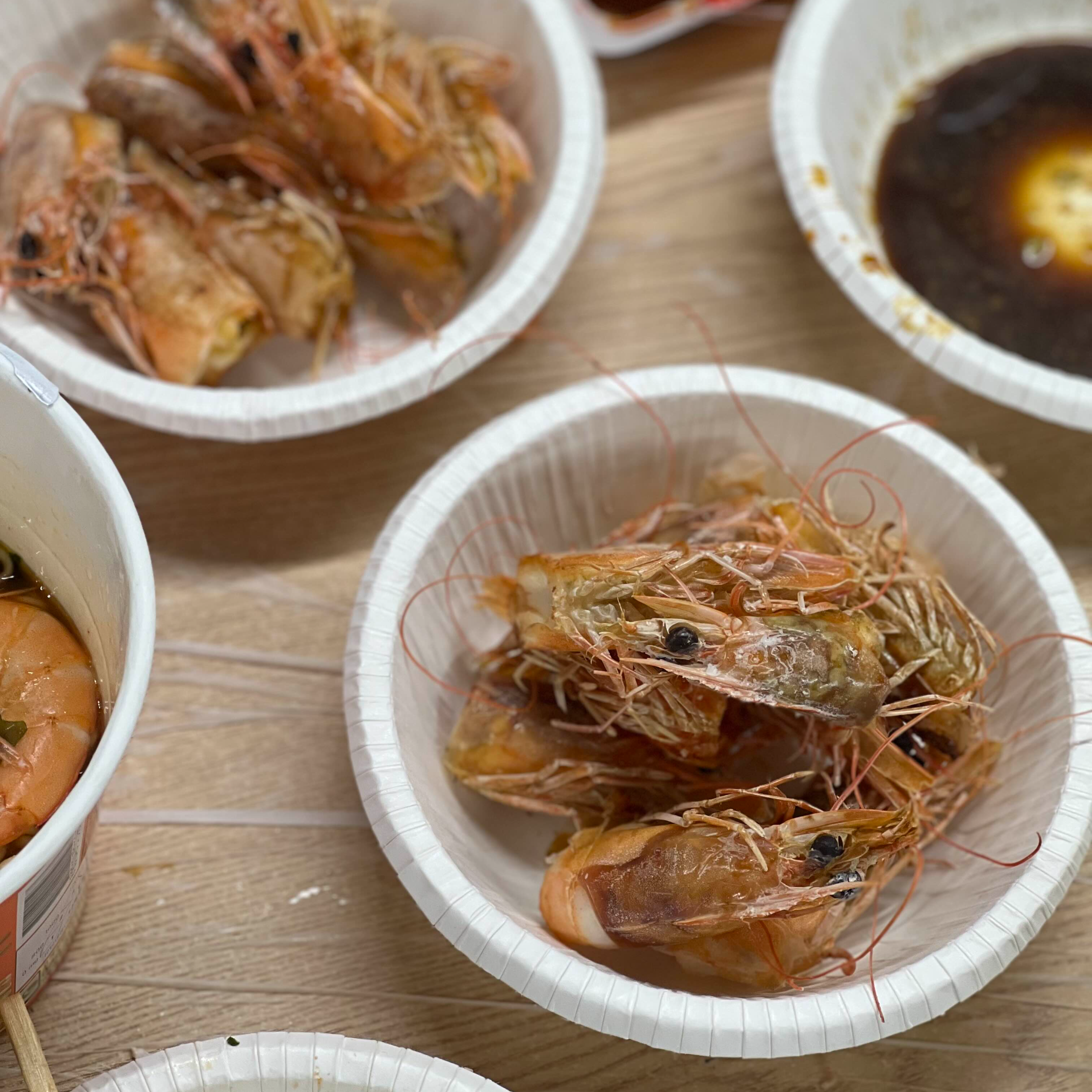 대하 머리 구이 약암양식장 머리튀김