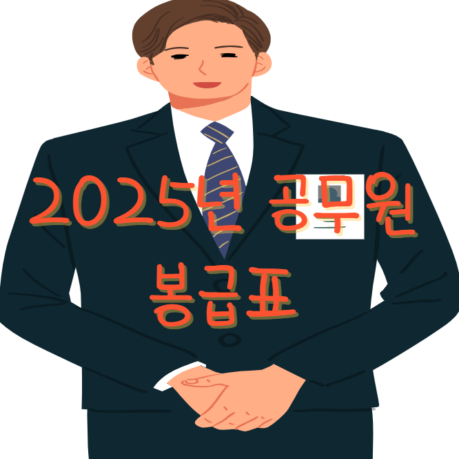 2025년 공무원 봉급표