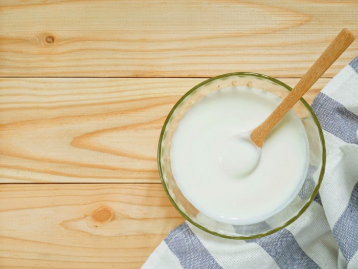 폴리페놀이 많은 요거트