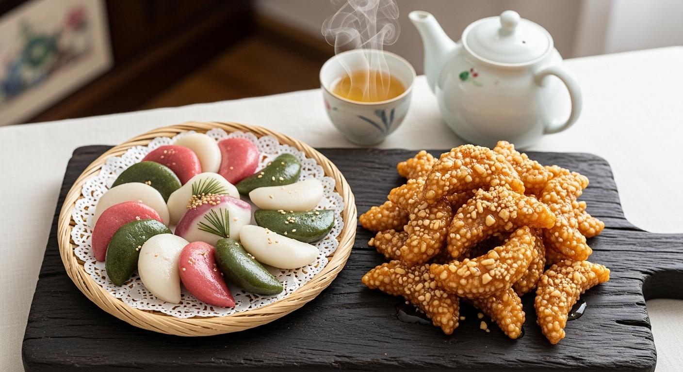 송편 꿀강정
