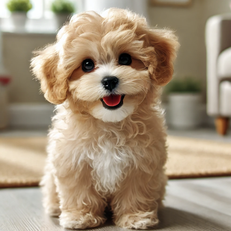 말티푸 웃는 사진