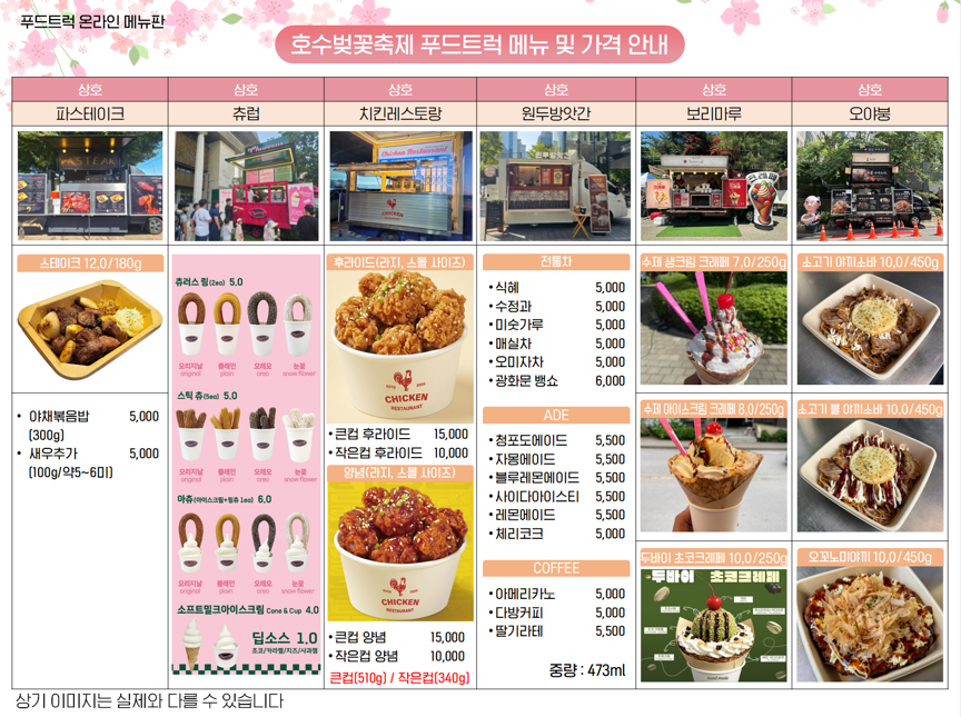 석촌호수 벚꽃 축제